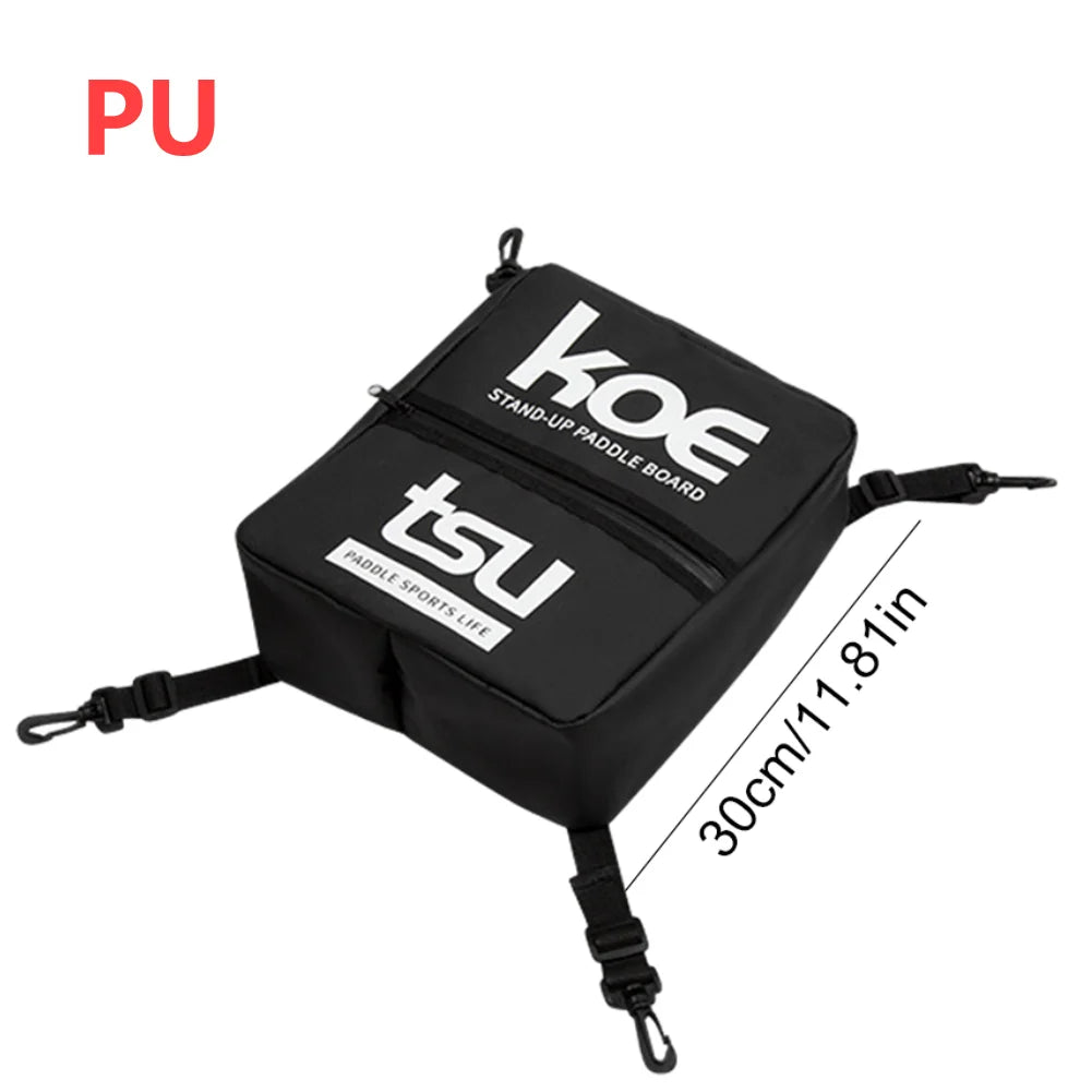 Adjustable Paddleboard Deck Cooler Storage Bag - Sealed Zipper Food Bag for Stand-Up Paddle Boards