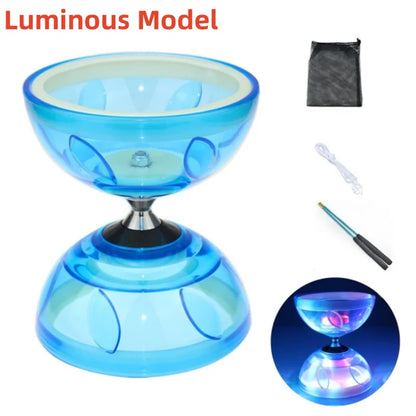 Diabolo Chinese Yoyo Set - Portable Fitness Gear for Agility Exercise (Adults, Kids & Elderly - Indoor/Outdoor)