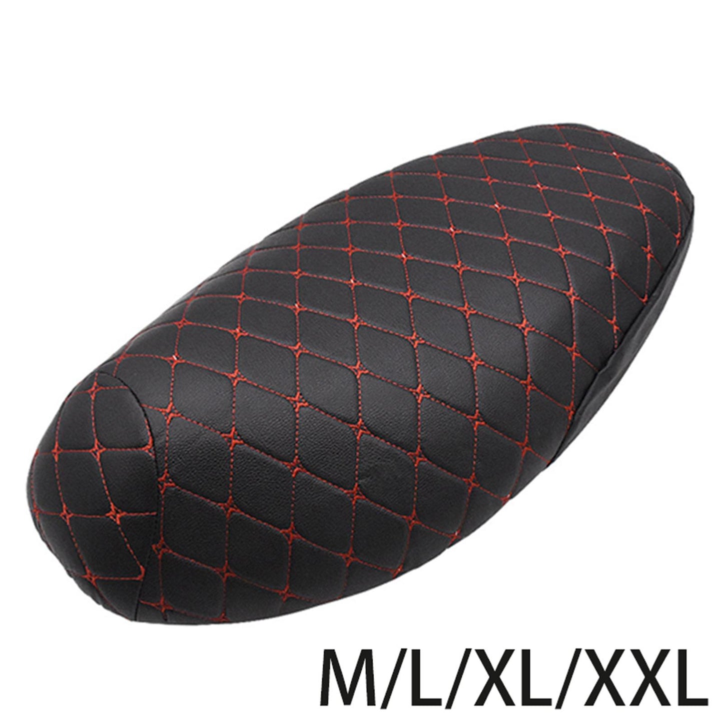 Breathable 3D Mesh Motorcycle Seat Cover - Waterproof Anti-Skid PU Leather Cushion Protector for Scooters
