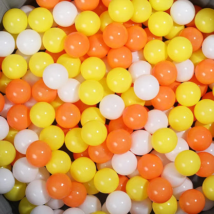 Colorful Ocean Ball Pit Balls - Eco-Friendly Non-Toxic Plastic Play Balls 5.5cm (50pcs Love & Star Shapes)