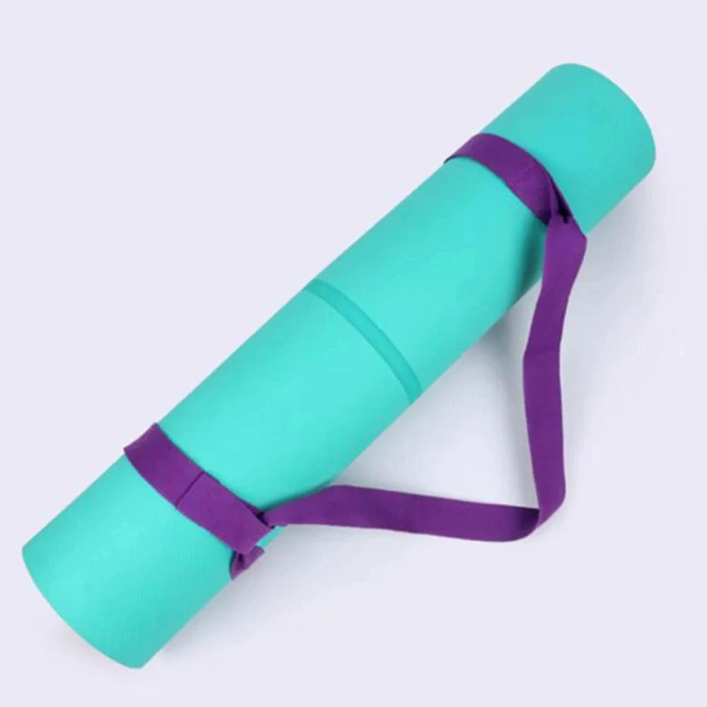 Premium Adjustable Yoga Mat Carrying Strap - High Quality Exercise Belt with Shoulder Sling for Fitness and Stretching