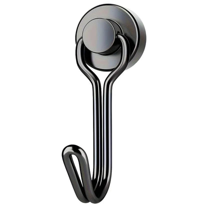 Heavy Duty Neodymium Magnetic Hooks - Extra Strong Magnets for Camping, Garage & Outdoor Storage (10-30 lbs, 3-20 Pack)
