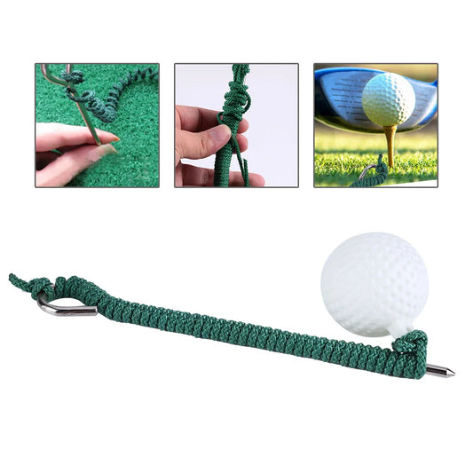 Golf Swing Training Aid - Portable Practice Rope Ball with Airflow Design