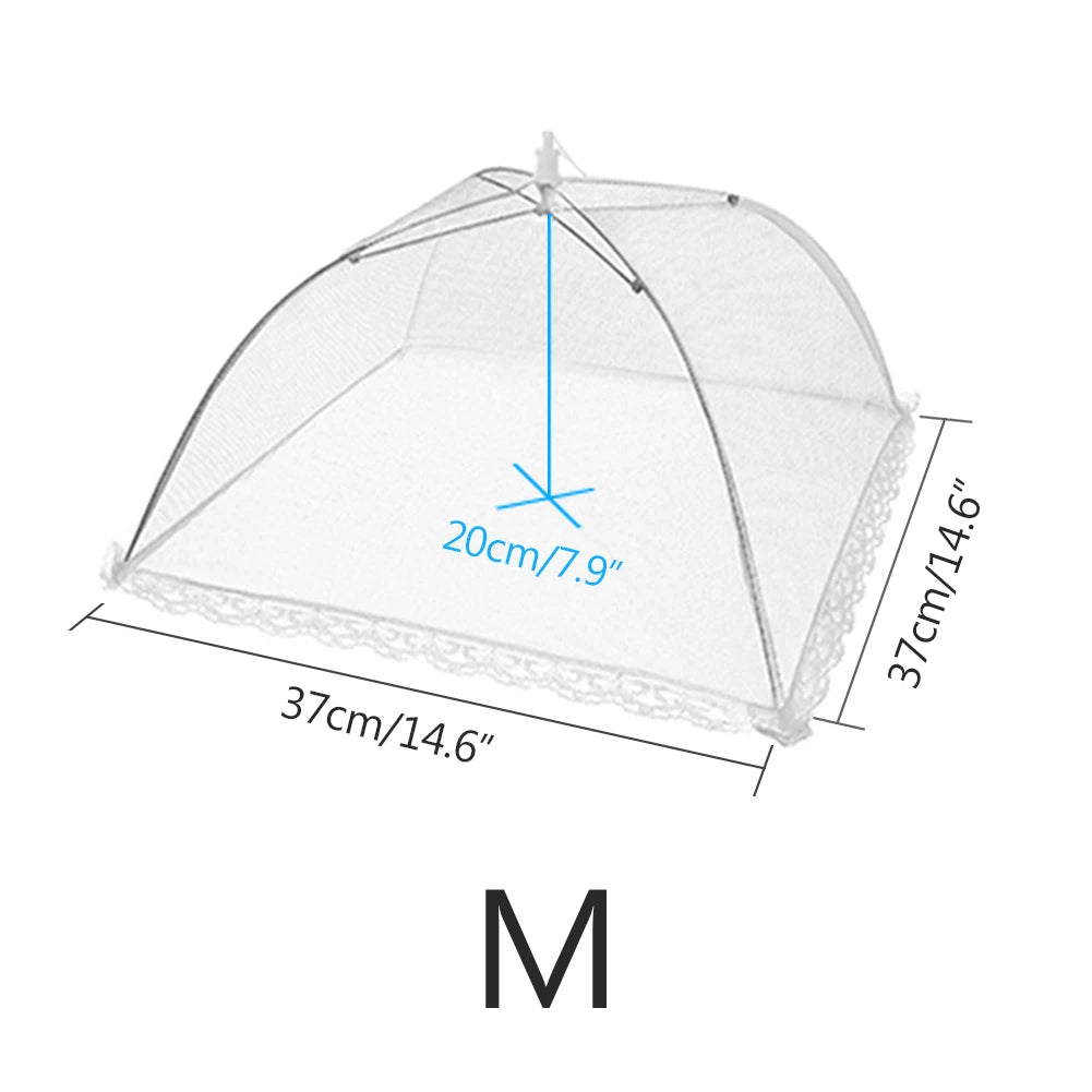 Pop-Up Mesh Food Cover - Collapsible Insect Protection Tent for Outdoor Dining