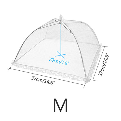 Pop-Up Mesh Food Cover - Collapsible Insect Protection Tent for Outdoor Dining