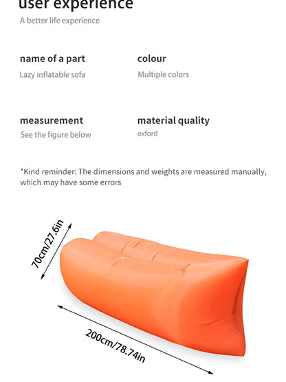 Inflatable Sofa for Outdoor Use