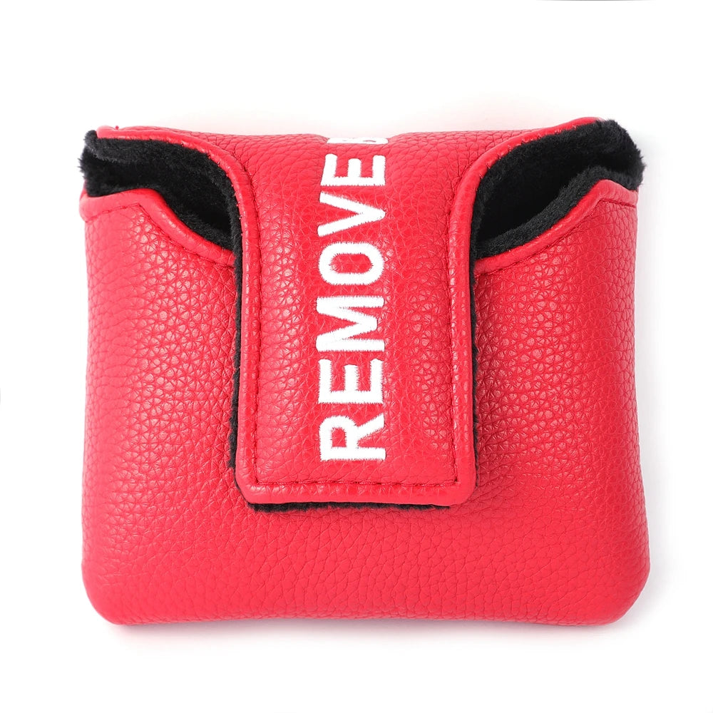 "Remove Before Flight" Golf Club Headcover - Premium Synthetic Leather Protection for Driver, Putter & Woods