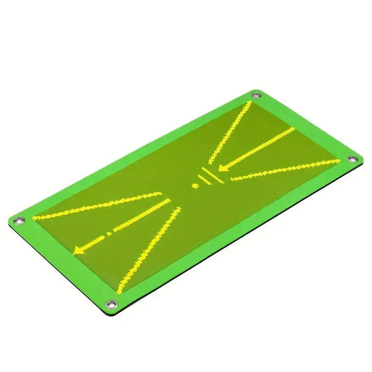 Golf Hitting Mat for Indoor and Outdoor Training – Practice Mat with 4 Floor Nails + 1 Hook