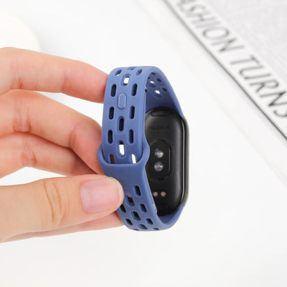 Sport Breathable Silicone Strap for Xiaomi Mi Band 10/9/8 - Replacement Wristband Bracelet Belt Accessory