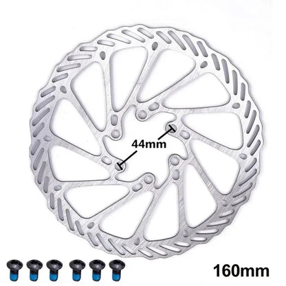 ZTTO Bicycle Brake Rotor 120 140 160 180 203mm 6 in Stainless Steel Hydraulic Brake Rotor MTB Road Bike Disc Brake With T25 Bolt