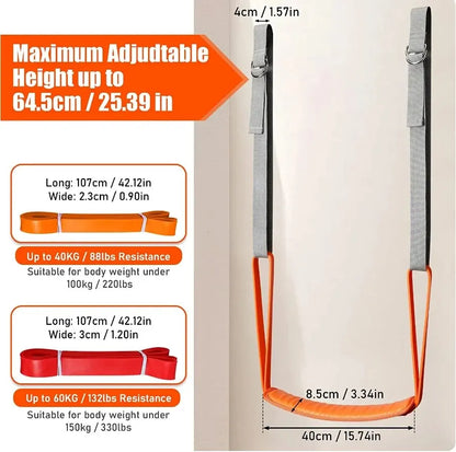 Pull-up Assistance Bands Set - Resistance Strap for Pull-ups Assist for Men & Women - Hanging Training Chin-up Workout Body Stretching