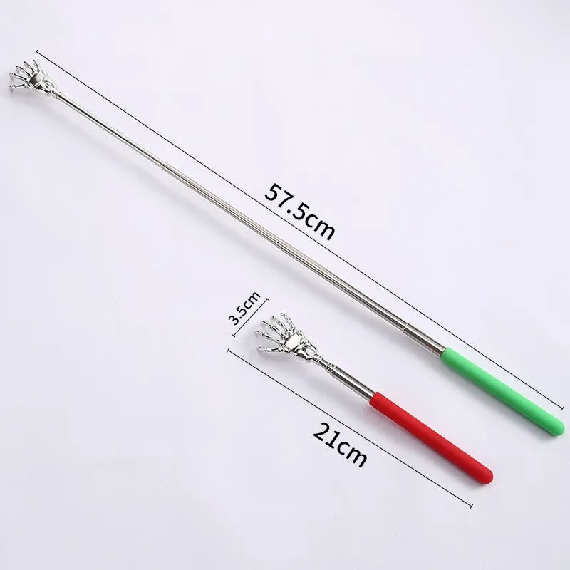 Telescopic Back Scratcher - Portable Extendable Stainless Steel