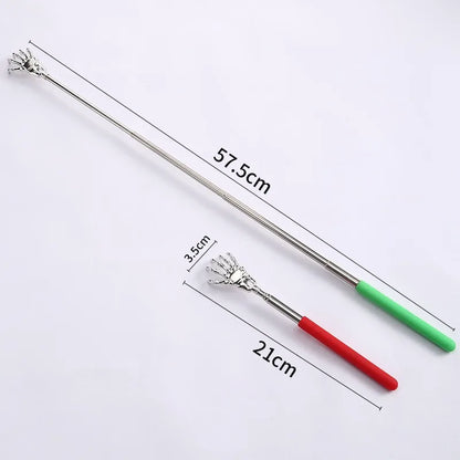 Telescopic Back Scratcher - Portable Extendable Stainless Steel