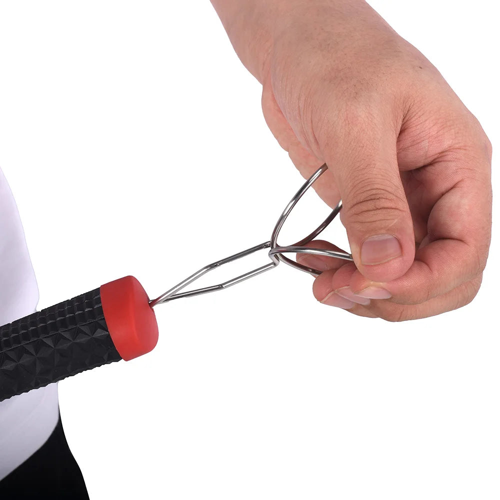 60mm Golf Ball Retriever Clip - 2-Pack Pickup Tool for Practice Training & Park Golf Accessories