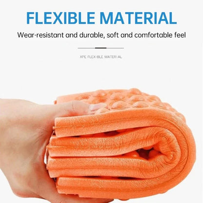 Honeycomb Massage Mat - 6-Fold XPE Cushion for Outdoor Activities