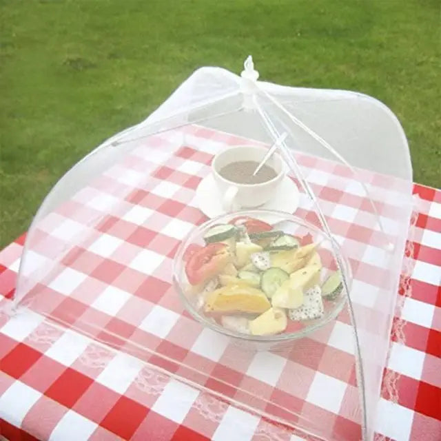 Pop-Up Mesh Food Cover - Collapsible Insect Protection Tent for Outdoor Dining
