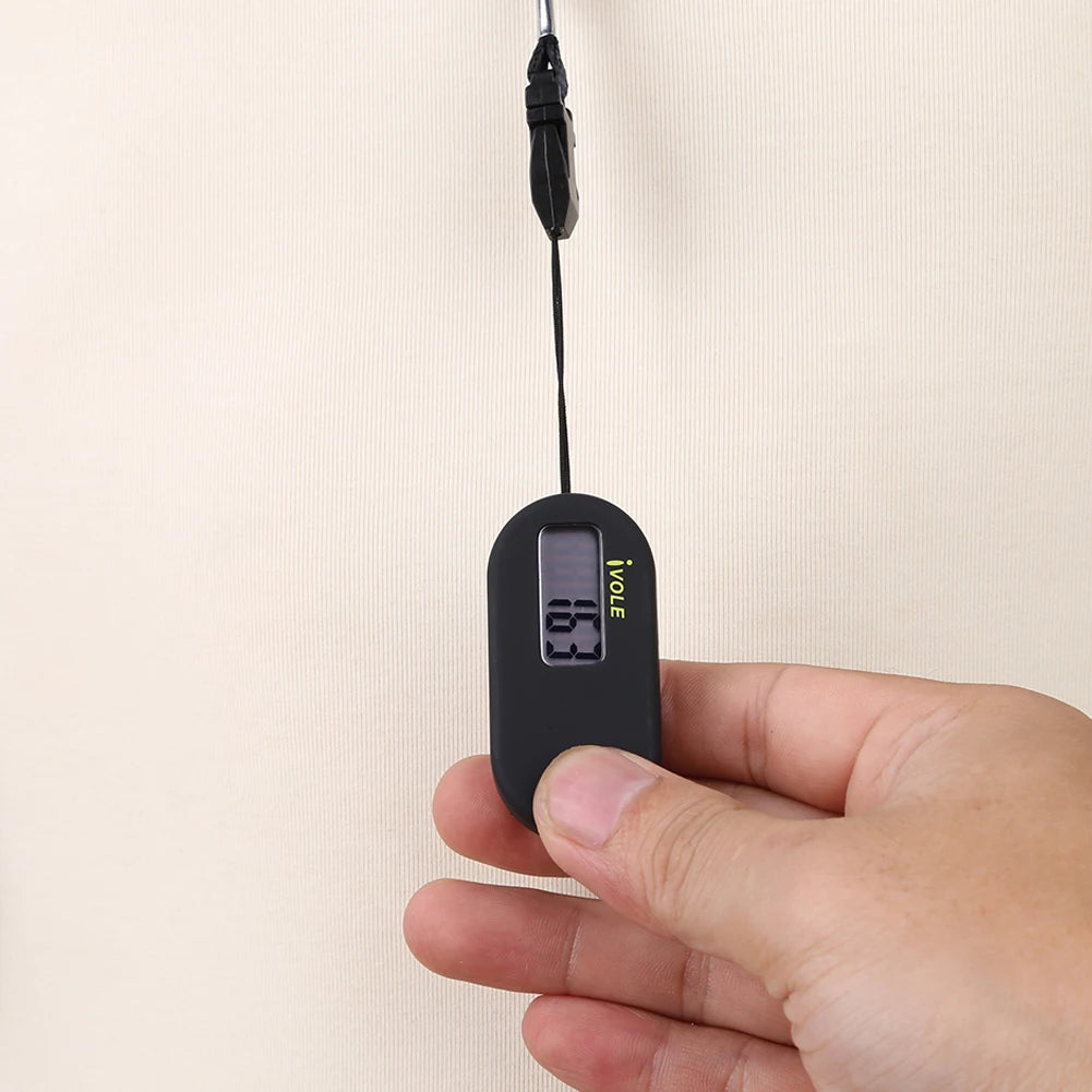 Portable Digital Pedometer with Clip - Lightweight Step Counter for Walking, Running & Jogging