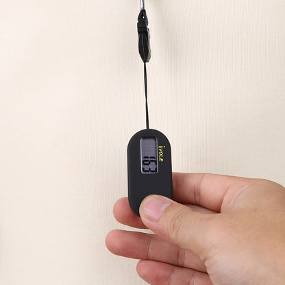 Portable Digital Pedometer with Clip - Lightweight Step Counter for Walking, Running & Jogging