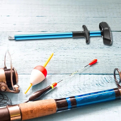 Portable Aluminum Fish Hook Remover - T-Hook Taker Tool for Fishing Tackle Equipment (1 Piece)