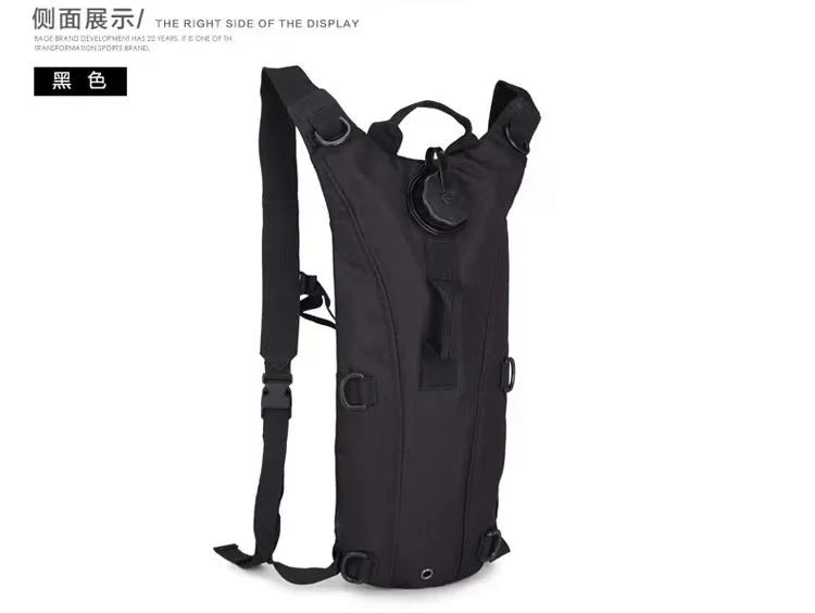 3L Hydration Pack - Waterproof Nylon Water Bladder for Running, Cycling, Hiking, Climbing & Outdoor Sports