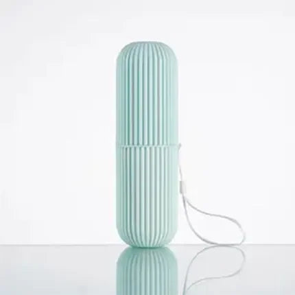 Portable Travel Toothbrush Storage Cup - Compact Bathroom Organizer Case