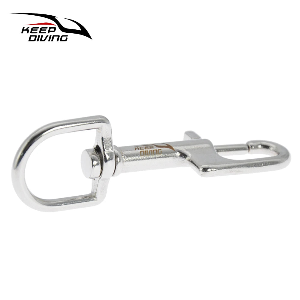 316 Stainless Steel Double-Ended Bolt Snap Hook - 80/90/100/110MM - Scuba Diving BCD Accessories