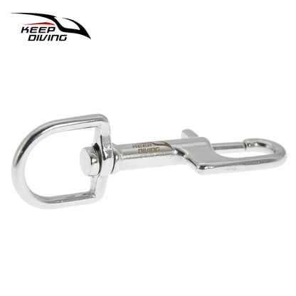 316 Stainless Steel Double-Ended Bolt Snap Hook - 80/90/100/110MM - Scuba Diving BCD Accessories