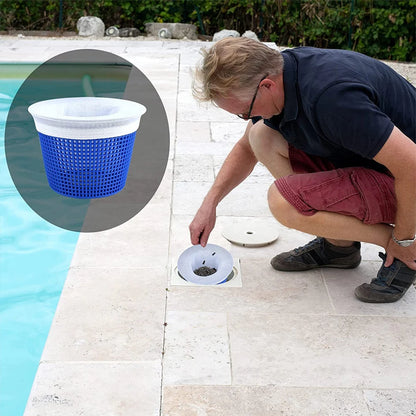 Reusable Nylon Mesh Pool Skimmer Socks - Filter Replacement Savers for Debris & Leaves Collection - Compatible with In-Ground & Above Ground Pools