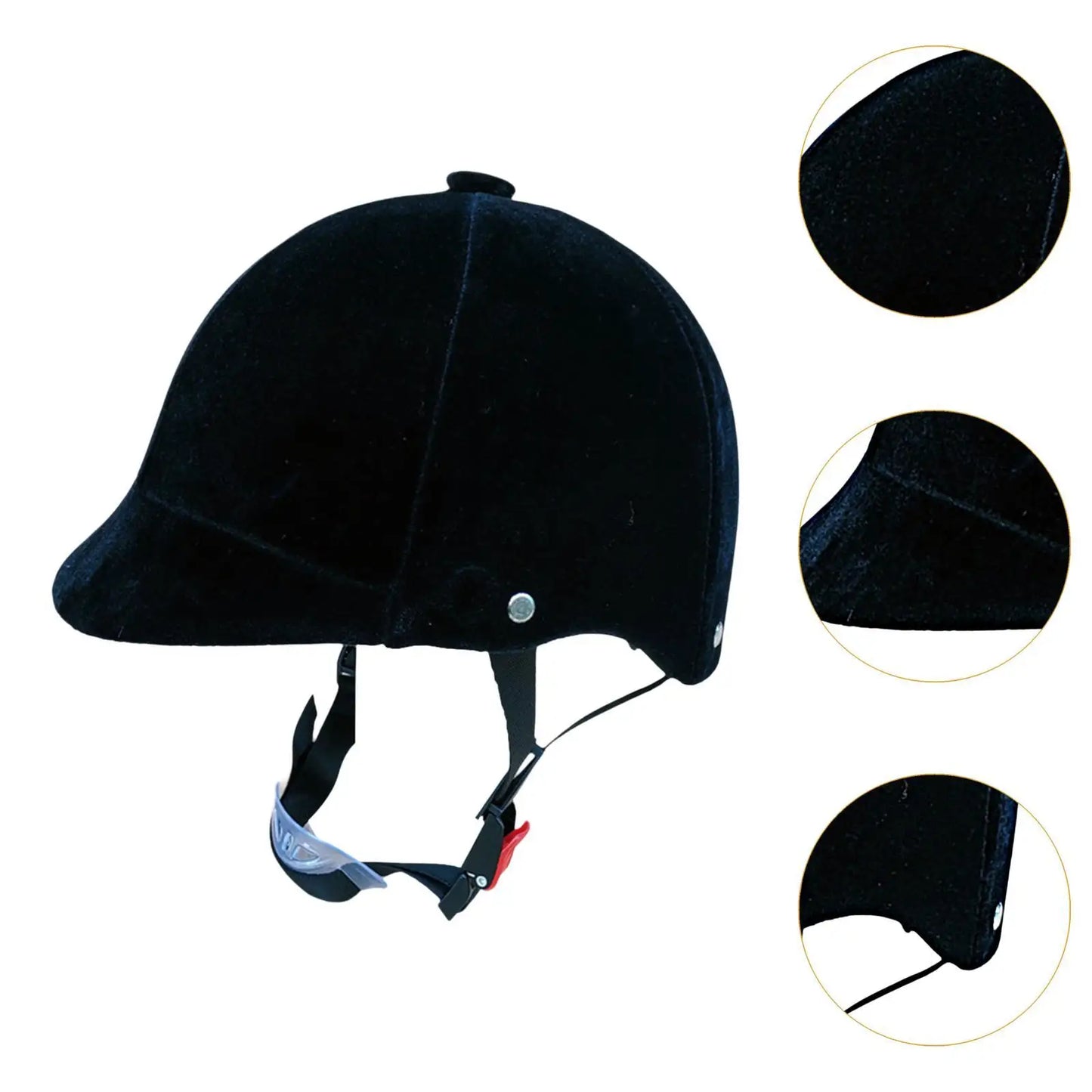 Professional Equestrian Riding Helmet - Adjustable ABS Safety Cap for Horse Riding - Lightweight Protective Gear for Men & Women