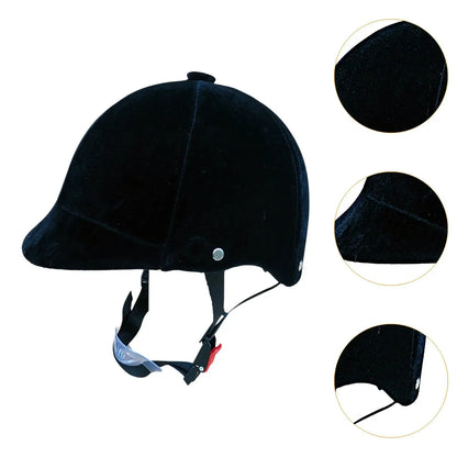 Professional Equestrian Riding Helmet - Adjustable ABS Safety Cap for Horse Riding - Lightweight Protective Gear for Men & Women