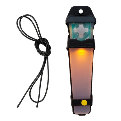 BOOIU Tactical Safety Helmet Light - Waterproof IR Strobe Signal Lamp for Outdoor Survival, Hiking & Cycling