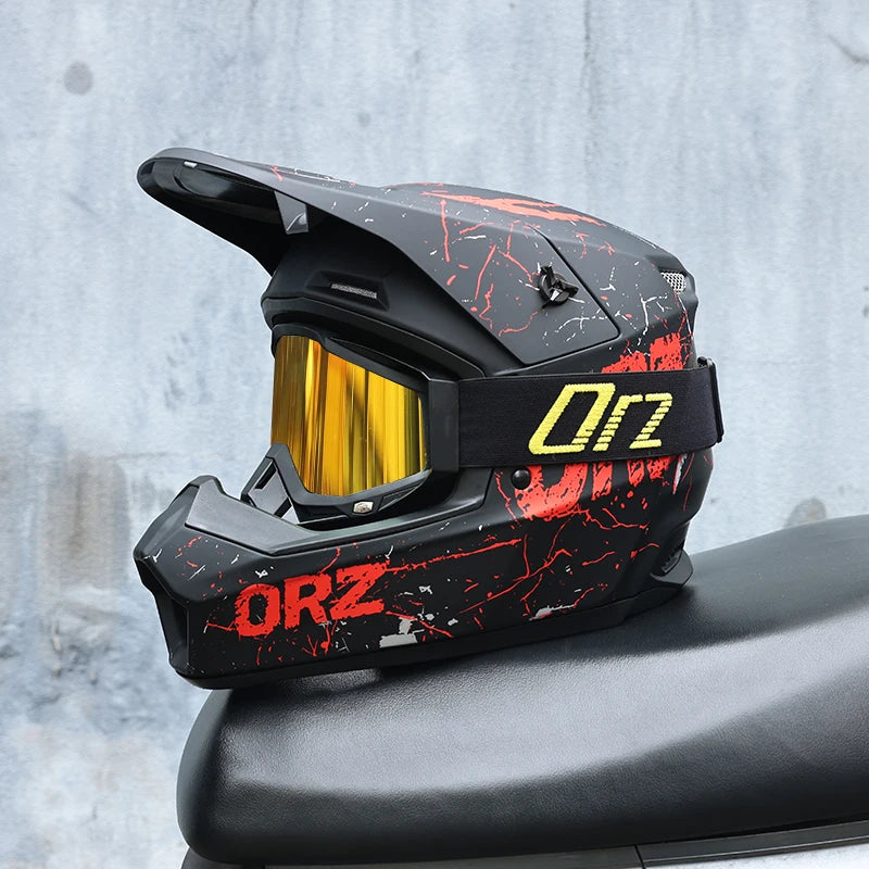 Full-Face Off-Road Motorcycle Helmet - Model 903 - Electric Vehicle Mountain Downhill - All-Season