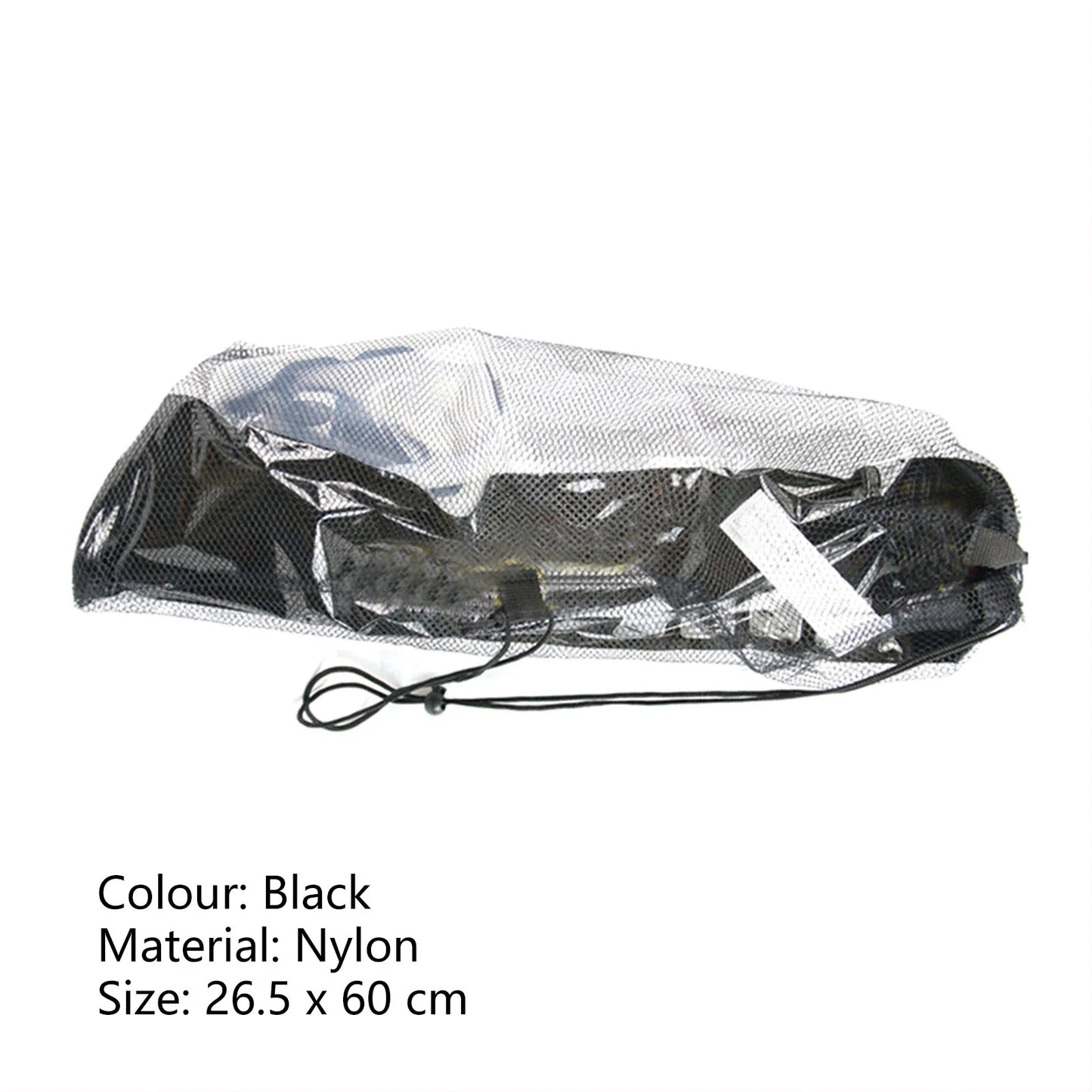 Quick-Dry Mesh Diving Bag - Drawstring Snorkeling Storage for Sports Equipment