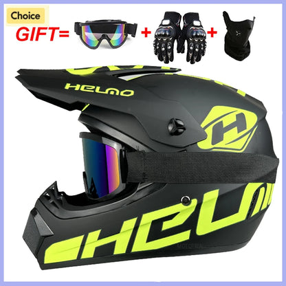 Full Face Motocross Helmet - Off-Road Downhill AM DH Cross Capacete - Free Shipping + 3 Free Gifts