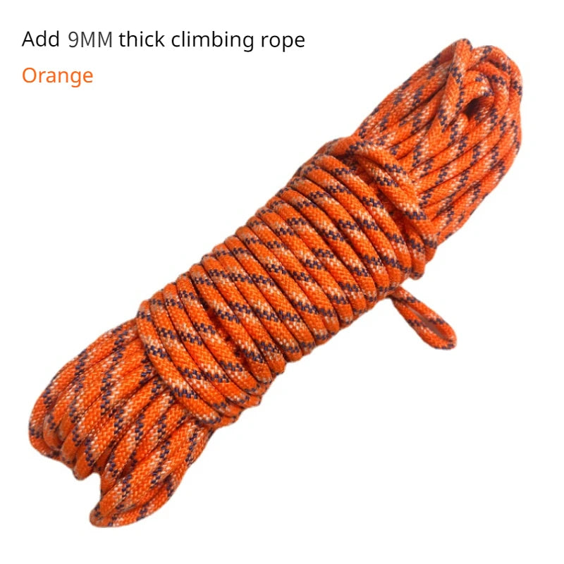 Thickened Mountaineering Safety Rope - Multi-Purpose Life Rope for Climbing, Fire Escape, and Outdoor Adventures