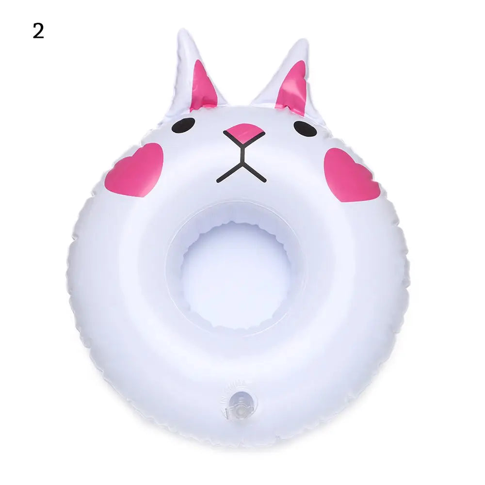 Inflatable Pool Cup Holder Float - Fun Drink Holder for Swimming Pool & Water Sports