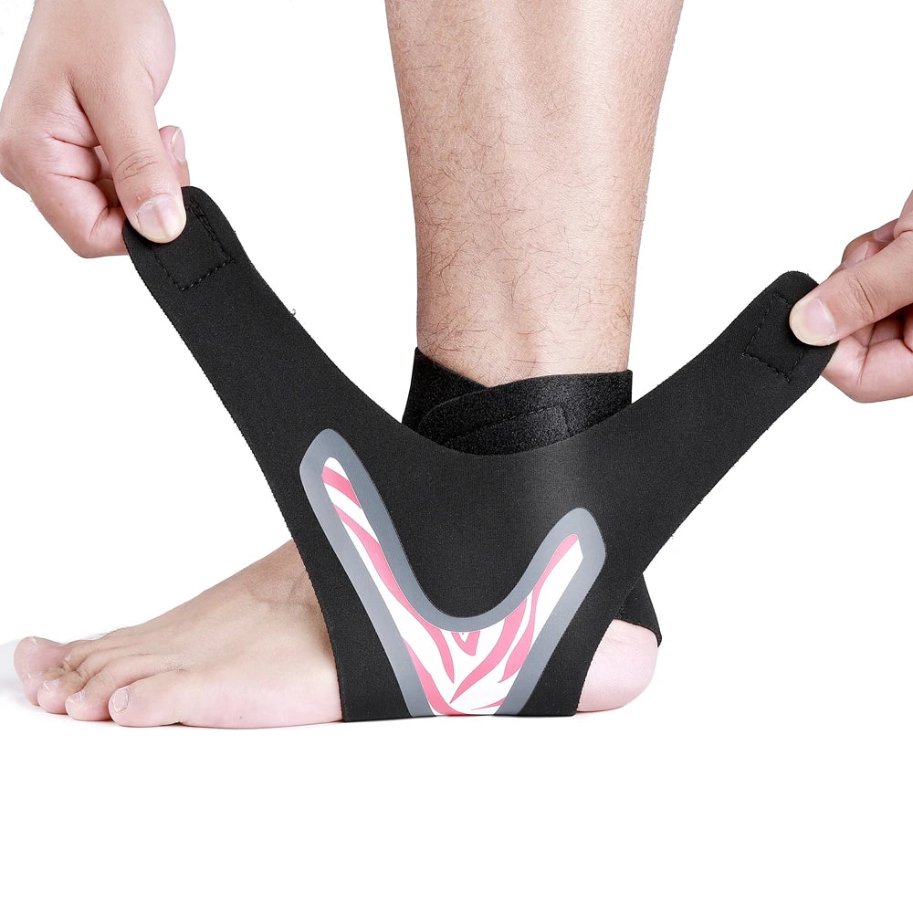 Sports Ankle Support Brace - Plantar Fasciitis Relief, Sprain Protection & Tendonitis Pain Relief for Fitness Safety