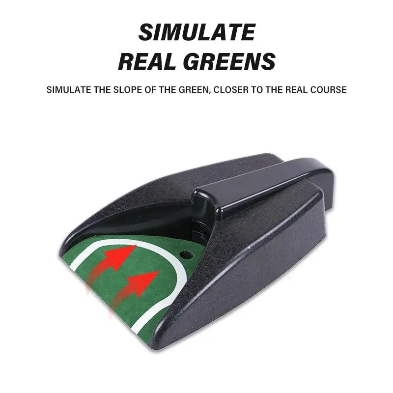 Golf Ball Return Putter Cup - Automatic Portable Training Device for Indoor/Outdoor Practice