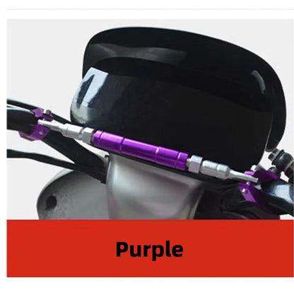 22mm Motorcycle Handlebar Crossbar - Adjustable Reinforcement Balance Bracket with Handle Grips | Steering Stabilizer Expansion Rod Replacement