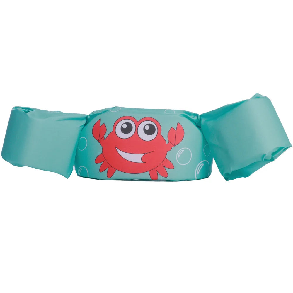 Adjustable Baby Swimming Life Jacket - Cartoon Foam Arm Sleeves with Safety Float Ring for Pool Training