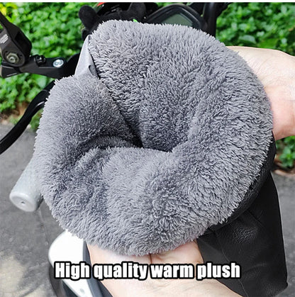 Waterproof Winter Handlebar Muffs - Motorcycle & Bicycle Hand Warmers