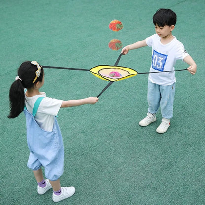 Two-Player Toss and Catch Ball Game - Parent-Child Interactive Outdoor Sensory Play Toy