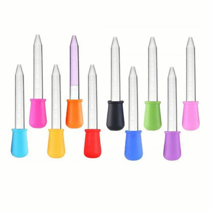 5-Pack 5ml Silicone Pipette Droppers - Multi-Purpose for Medicine, Lab, Eye & Ear Care