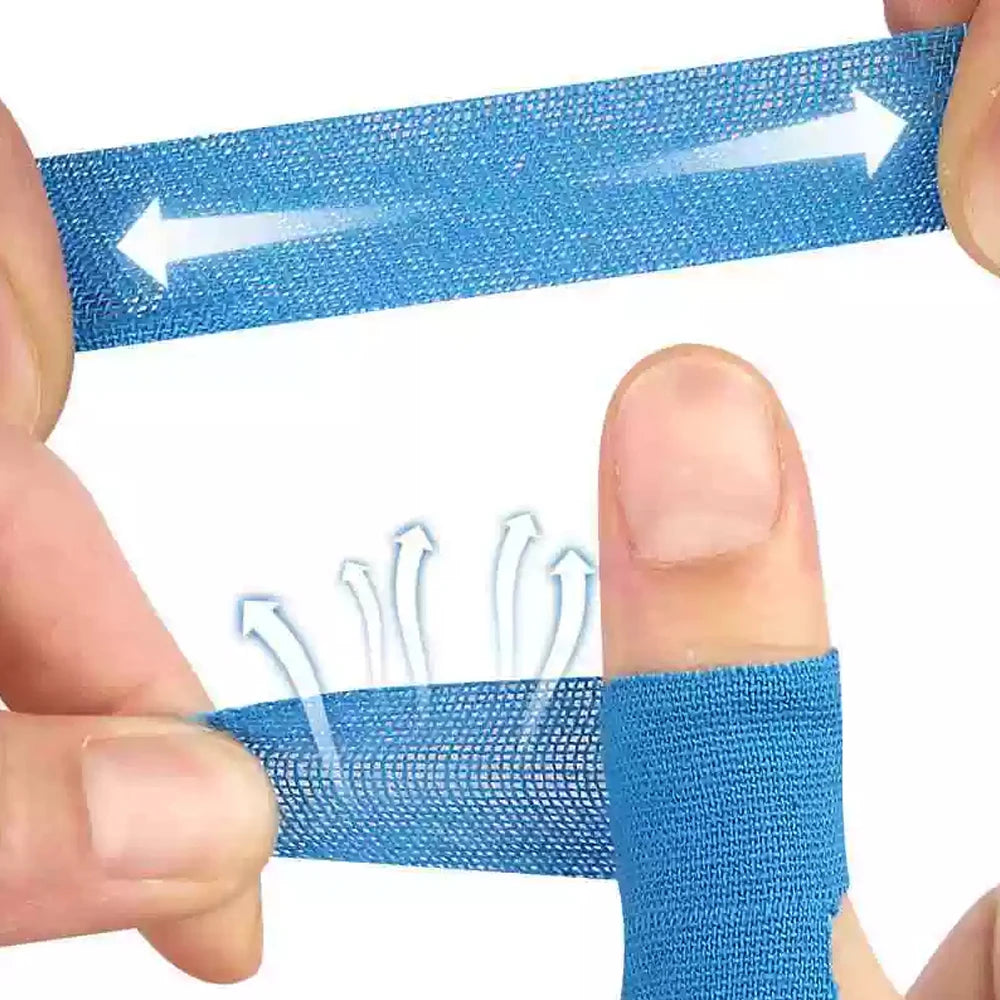 Precut Thumb Support Tape 10pcs Self Adhesive Kinesiology Patches Finger Bandages Elastic Strap for Sports Injury Protection
