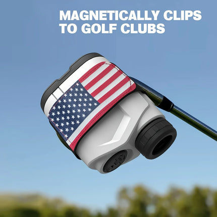 Magnetic Golf Rangefinder Strap Holder - Adjustable Cart Mount with Strong Magnet