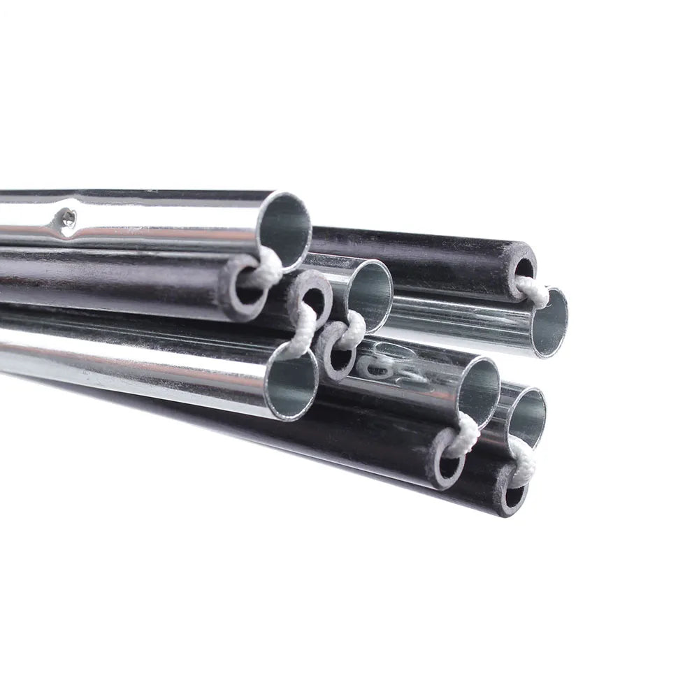 Glass Fiber Tent Arc Poles Replacement - 12-Piece Set (1 Pair) for Camping Tents (3.26m/3.4m/3.9m Options)