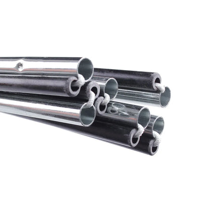 Glass Fiber Tent Arc Poles Replacement - 12-Piece Set (1 Pair) for Camping Tents (3.26m/3.4m/3.9m Options)