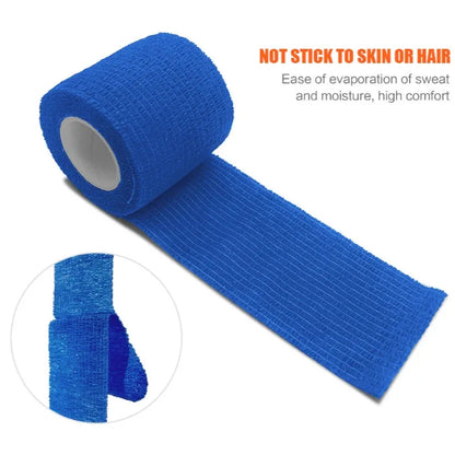 Self Adhesive Elastic Bandage Wrap 4.8m Camouflage Sport Tape Cohesive Support for Knee Finger Ankle Palm Multi-Pack