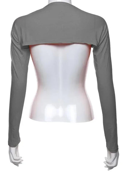 Muslim Arm Sleeves for Women - One Piece Shrug Bolero Cover - Ramadan Prayer Wear - 20 Colors Available