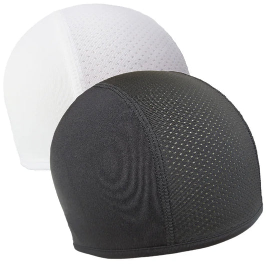 Quick-Dry Breathable Motorcycle Helmet Inner Cap - Racing Beanie Hat for Motocross (1-2 Pack)